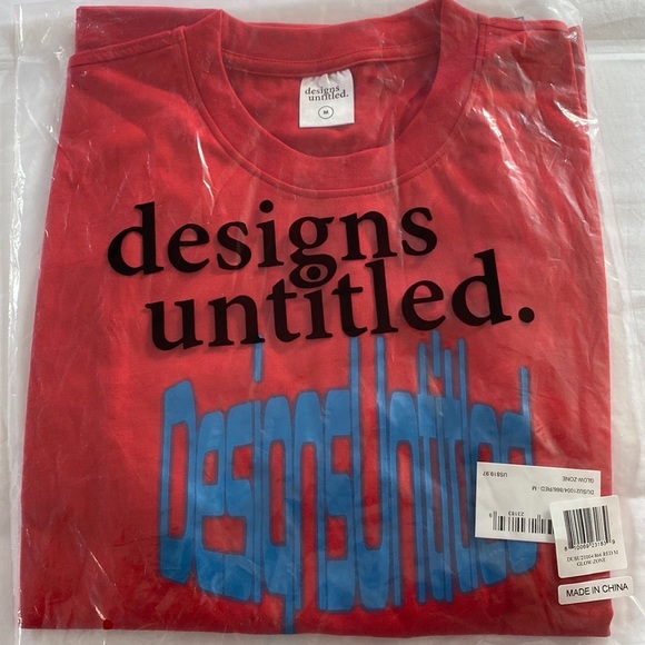 Designs Untitled Los Angeles Print Short-sleeve Glow Zone tee, Size M, NWT - Picture 2 of 5